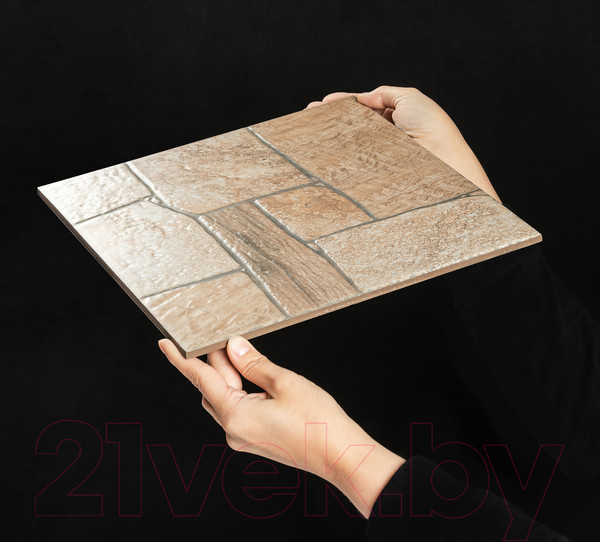 Изображение товара Плитка Cersanit Exterio Рельеф 16433 (298x298, бежевый)