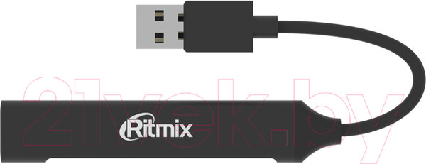 Изображение товара USB-хаб Ritmix CR-4400 (Metal)