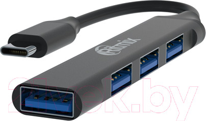 Изображение товара USB-хаб Ritmix CR-4401 (Metal)
