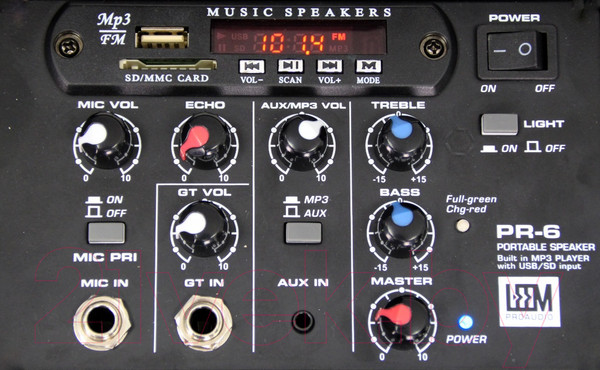 Изображение товара Портативная акустика Leem PR-6