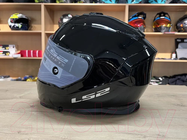 Изображение товара Мотошлем LS2 FF800 Storm Solid (L, черный)