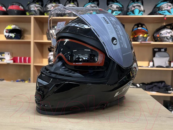 Изображение товара Мотошлем LS2 FF800 Storm Solid (L, черный)