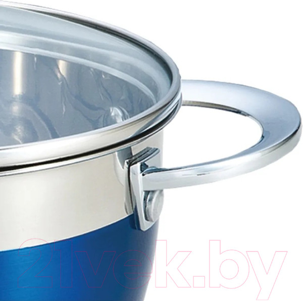 Изображение товара Набор кастрюль Rainstahl RS-1818-08 (синий)