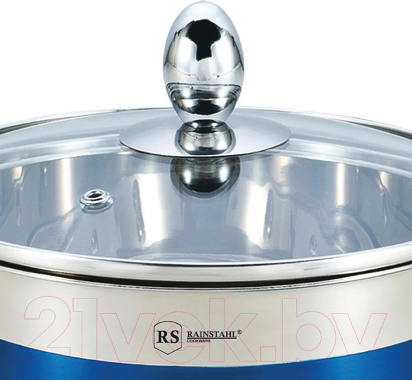 Изображение товара Набор кастрюль Rainstahl RS-1818-08 (синий)