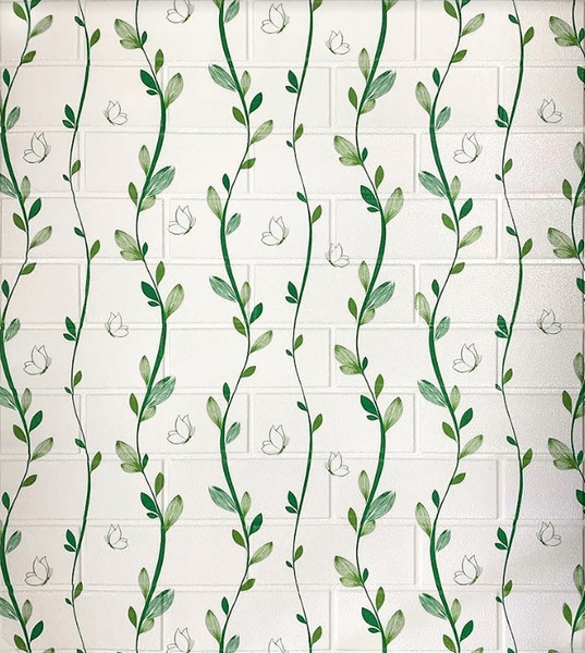 Изображение товара Панель ПВХ Grace Самоклеящаяся Флора (700x700мм)