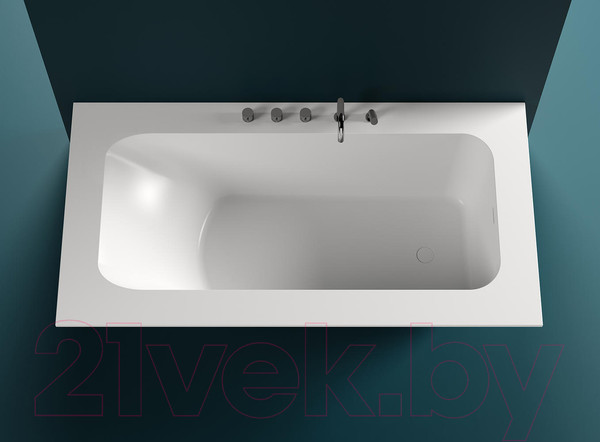 Изображение товара Ванна из искусственного мрамора Salini Orlando Vasta Kit 190x100 / 102114G