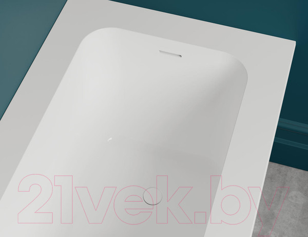 Изображение товара Ванна из искусственного мрамора Salini Orlando Vasta Kit 190x100 / 102114G