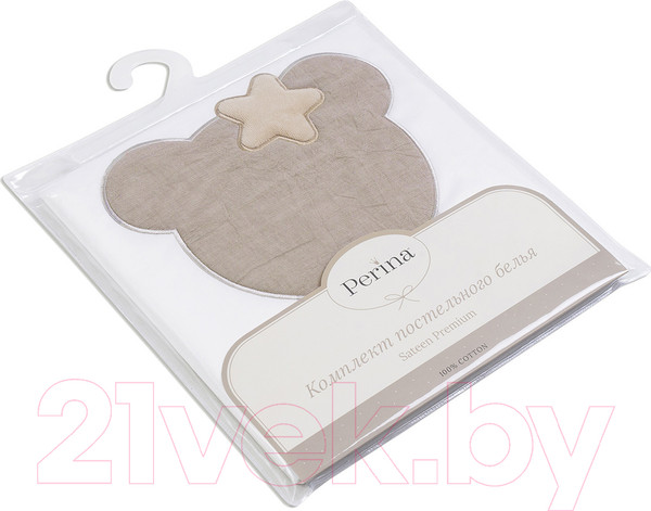 Изображение товара Комплект постельный для малышей Perina Teddy Love / ТЛ2.140-01.12 (песочный)