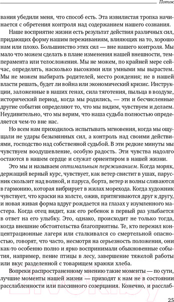 Изображение товара Книга Альпина Поток. Психология оптимального переживания (Чиксентмихайи М.)