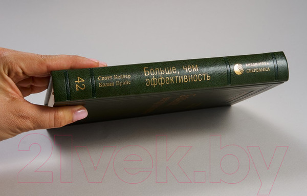 Изображение товара Книга Альпина Больше, чем эффективность. Библиотека Сбербанка (Келлер С.)