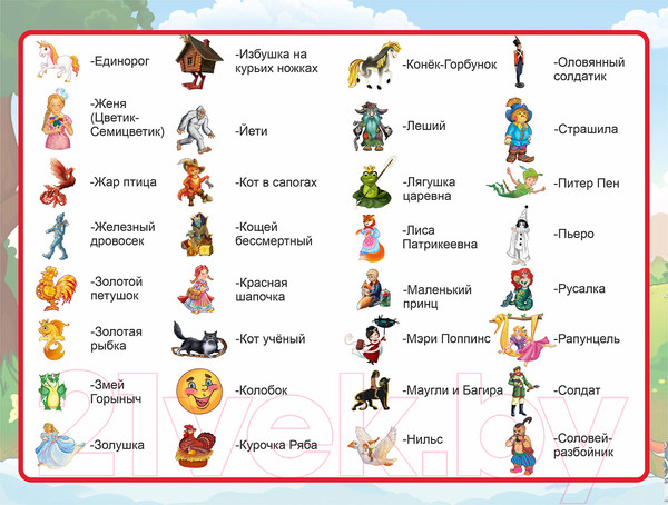 Изображение товара Настольная игра Нескучные игры Дубль Сказки / 8509