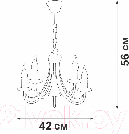 Изображение товара Люстра Vitaluce V3714-3/5