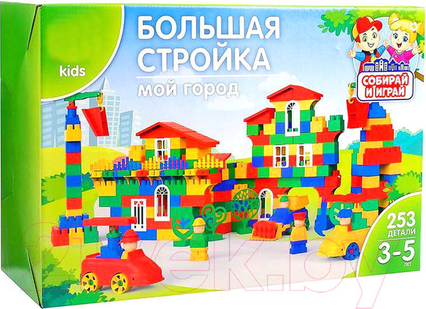 Изображение товара Конструктор Соломон Мой город Большая стройка / 3142420