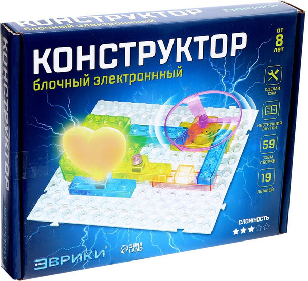 Изображение товара Конструктор электромеханический Эврики В мире Электроники / 3584375