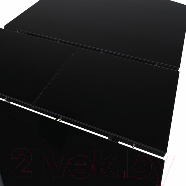 Изображение товара Обеденный стол Listvig Винер GR 120-152x70 (черный)