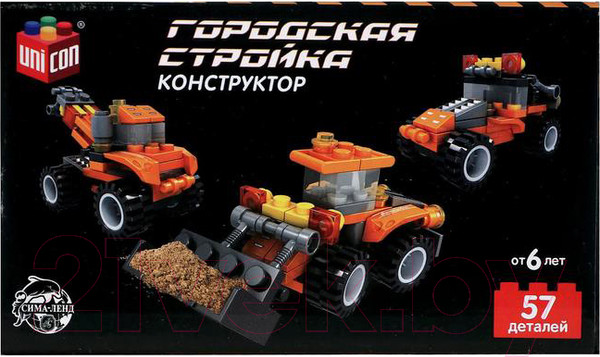 Изображение товара Конструктор Unicon Стройка / 5164181 (57эл)