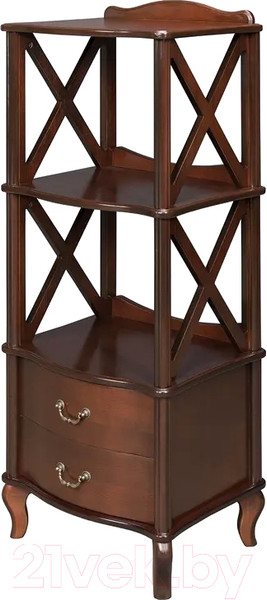 Изображение товара Этажерка Мебелик Джульетта-2 (орех)