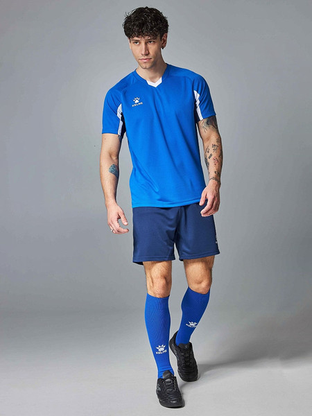 Изображение товара Футбольная форма Kelme Short-Sleeved Football Suit / 8251ZB1002-481 (4XL, синий/темно-синий)