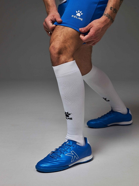 Изображение товара Футбольная форма Kelme Short-Sleeved Football Suit / 8251ZB1002-100 (XS, белый/синий)