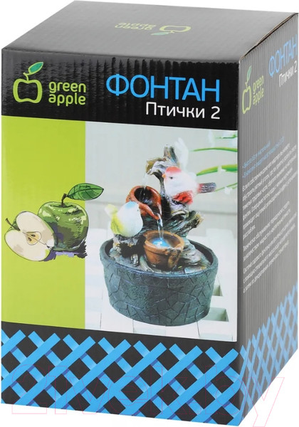 Изображение товара Фонтан декоративный Green Apple Птички 2 GAFN01-400 / Б0038779