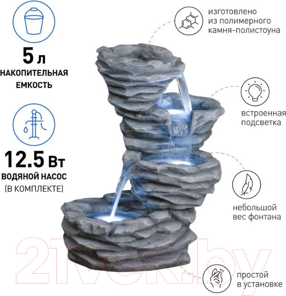 Изображение товара Фонтан скульптурный Green Apple Водопад GWXF02637 / Б0008232