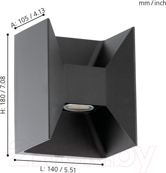 Изображение товара Бра уличное Eglo Morino 93319