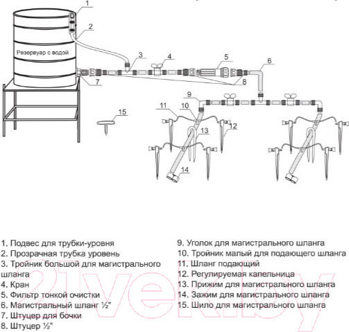 Изображение товара Система капельного полива Жук 5950-00