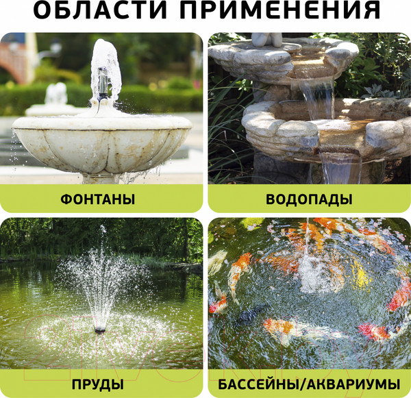 Изображение товара Насос для пруда Green Apple GANF01-03 / Б0031969