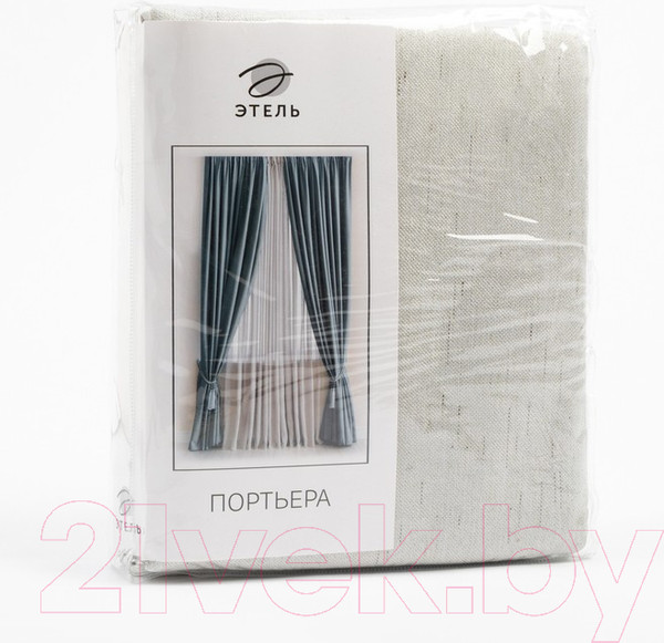 Изображение товара Штора Этель Классика 7062885 (145x265, светло-серый)