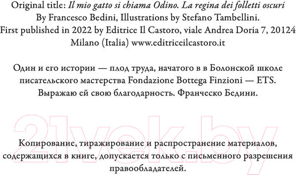 Изображение товара Книга АСТ Кот Один и королева гоблинов (Бедини Ф.)