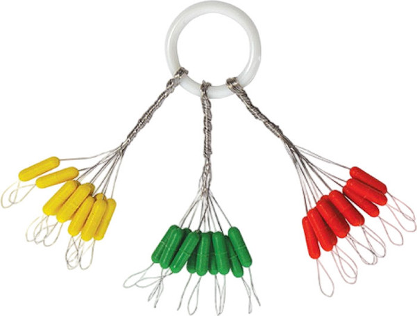 Изображение товара Набор стопоров рыболовных Salmo 904-002M (30шт)