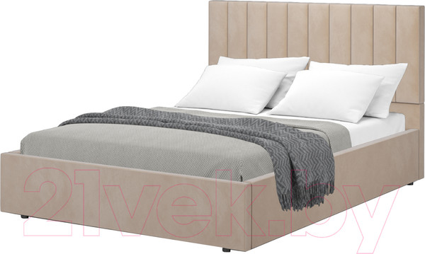 Изображение товара Полуторная кровать Аквилон Рица 14 М (конфетти мокко)