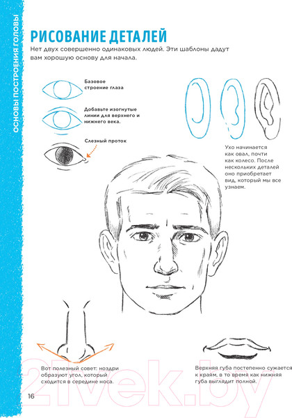Изображение товара Книга Эксмо Учимся рисовать фигуру человека. Простые шаблоны (Харт К.)