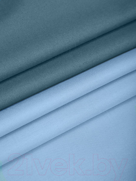 Изображение товара Комплект постельного белья Amore Mio Мако-сатин Lyudmila Микрофибра Евро 22283 (бирюзовый/голубой)