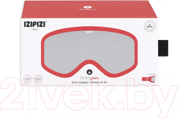 Изображение товара Маска горнолыжная Izipizi Junior SSNOWJC84 Солнцезащитная (розовый)