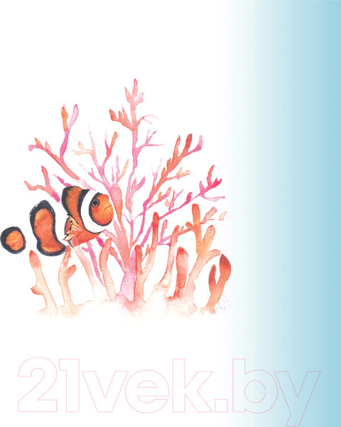 Изображение товара Книга Эксмо Рисуем акварелью. Подводный мир и его обитатели