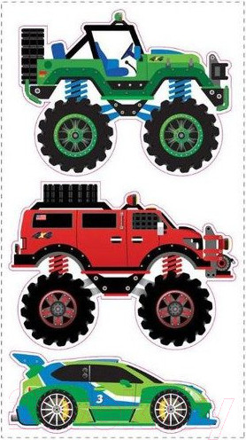 Изображение товара Декор настенный RoomMates Транспорт 2 SPD0004SCS