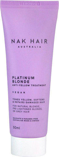 Изображение товара Тонирующая маска для волос Nak Platinum Blonde Treatment 60 Second Repair (50мл)