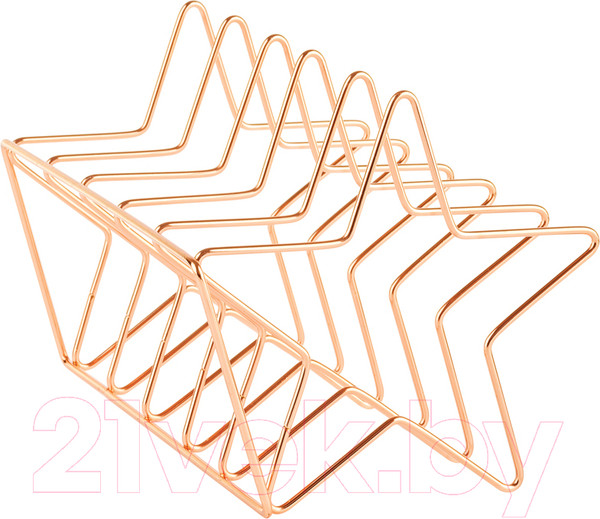 Изображение товара Лоток для бумаг Meshu Rose Gold. Stars / MS_39431