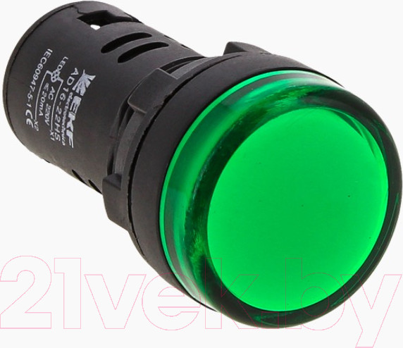 Изображение товара Лампа сигнальная EKF AD16-22HS / LEDM-AD16-G-24 (зеленый)