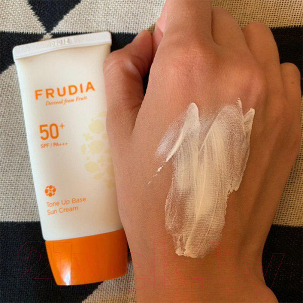 Изображение товара Крем солнцезащитный Frudia Tone Up Base Sun Cream SPF50+ PA+++ (50г)