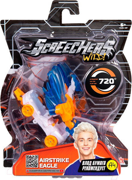 Изображение товара Игрушка-трансформер Screechers Дикие Скричеры. Эйрстрайк / 39853
