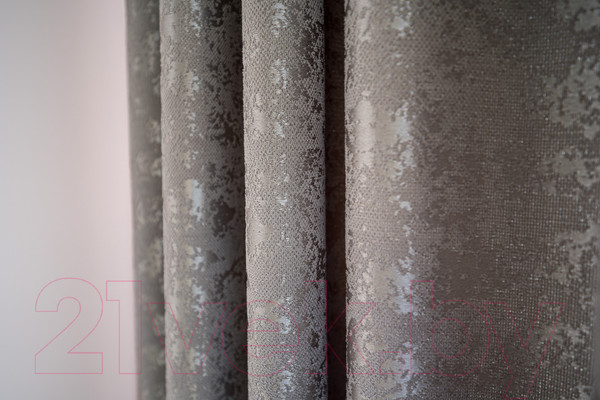 Изображение товара Комплект штор Decoretto Штукатурка серое небо ШСН-K9 (163x260, серый/голубой)