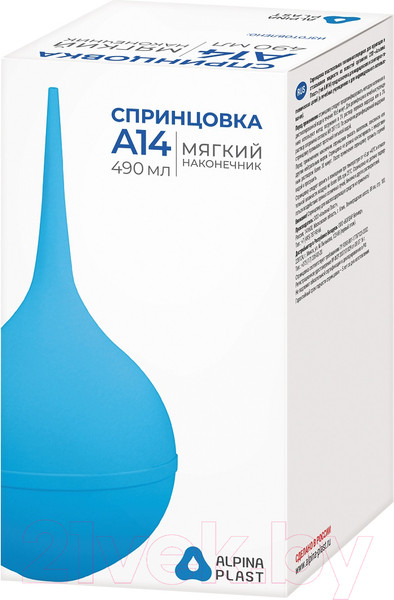 Изображение товара Спринцовка Альпина Пласт Тип А №14 (490мл)