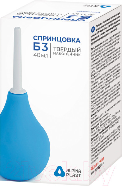 Изображение товара Спринцовка Альпина Пласт Тип Б №3 (40мл)