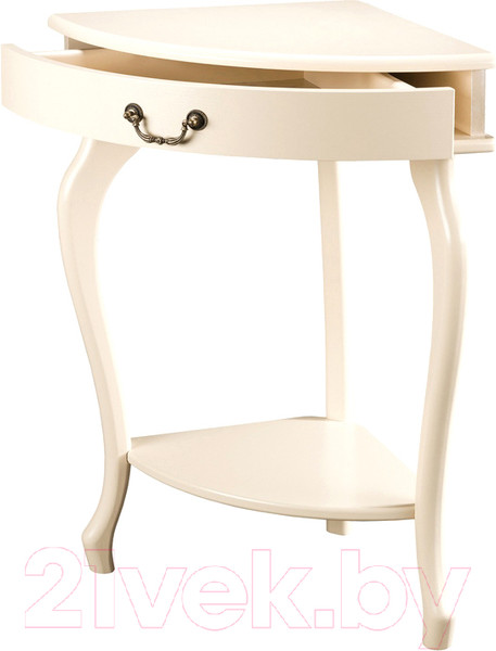 Изображение товара Консольный столик Мебелик Элегант угловой (дуб шампань)