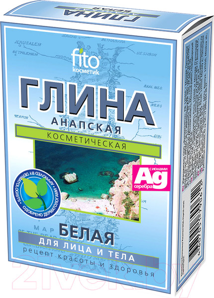 Изображение товара Глина косметическая для тела Fito Косметик Белая Анапская (100г)