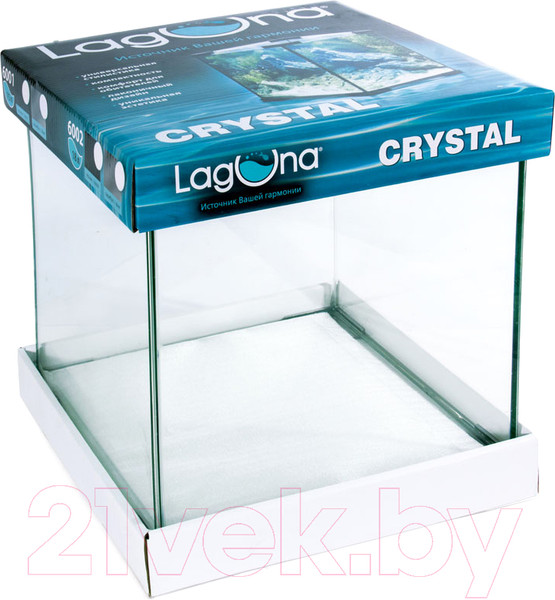 Изображение товара Аквариум Laguna Crystal 6002B / 73514003 (18л, черный)