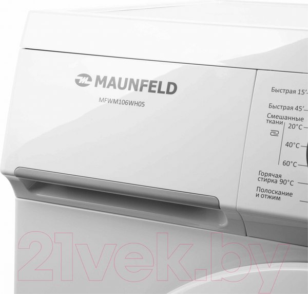 Изображение товара Стиральная машина Maunfeld MFWM106WH05