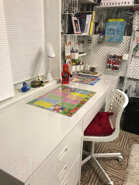 Изображение товара Пленка защитная для стола Krekerdecor Прямоугольник 60x160см / 6016018 (гладкий)